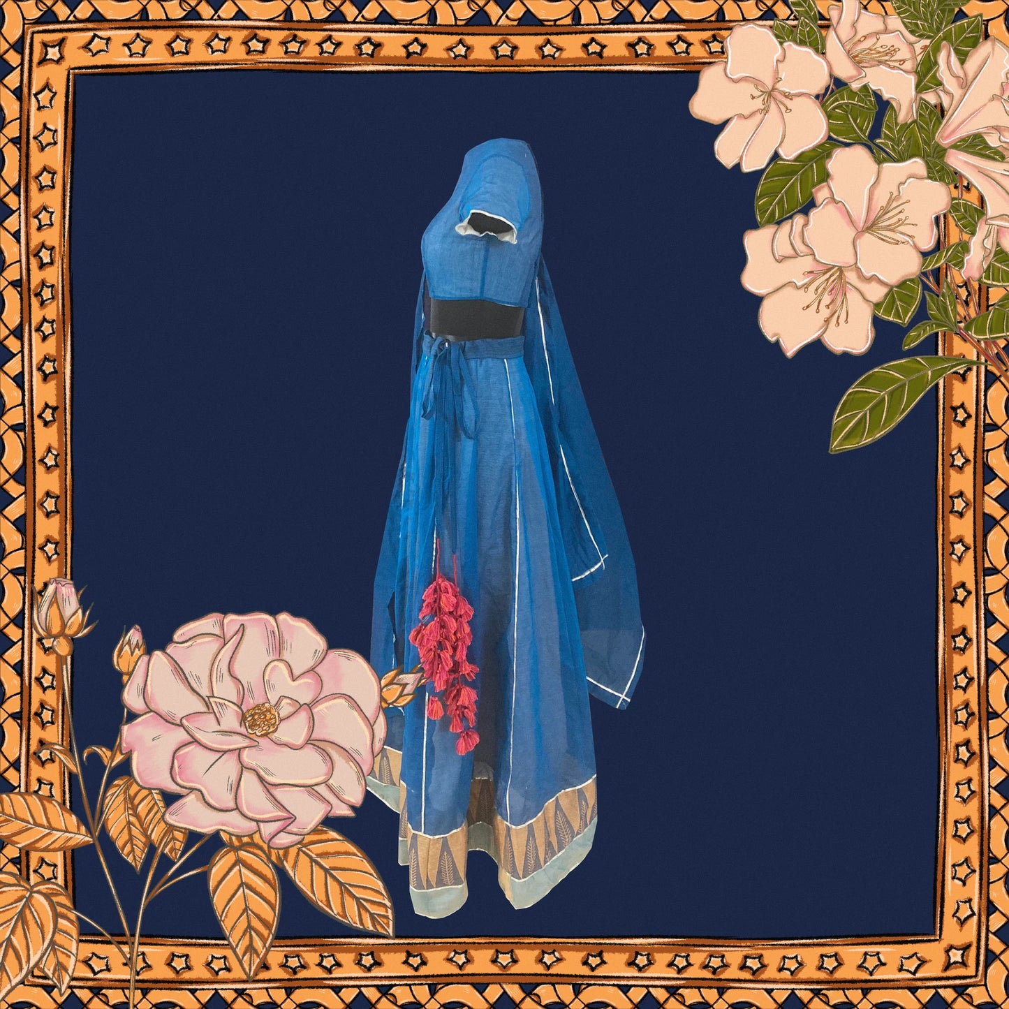 Cutest Blue Lehenga