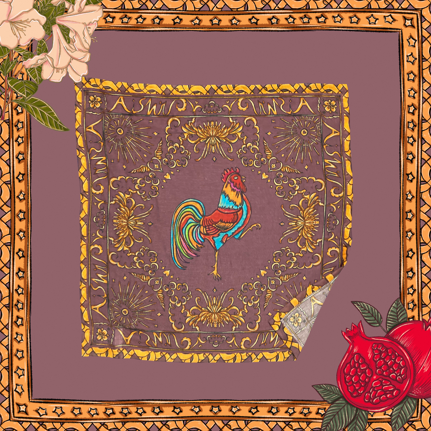 Rooster Petit Scarf
