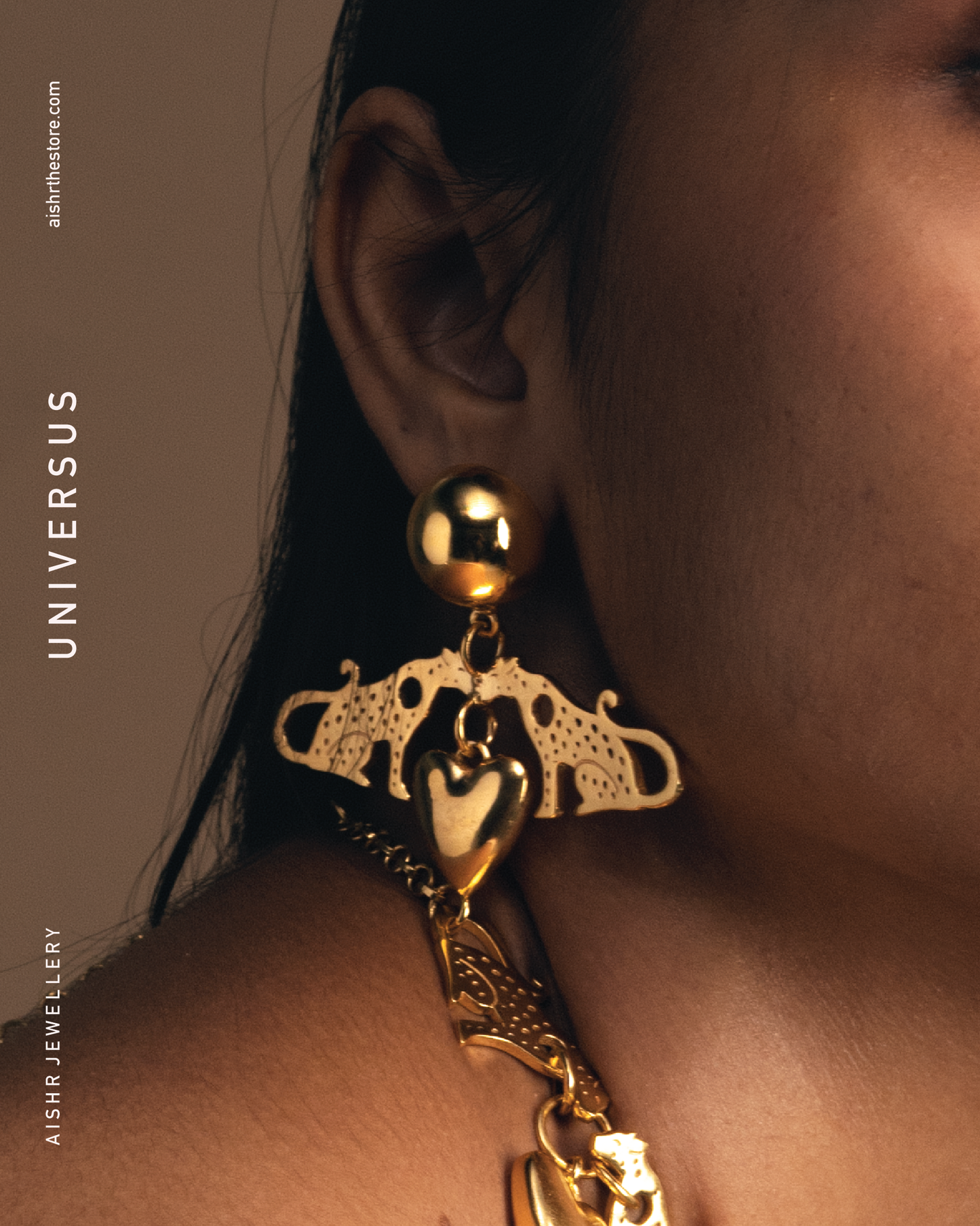 Wild Cat Earrings