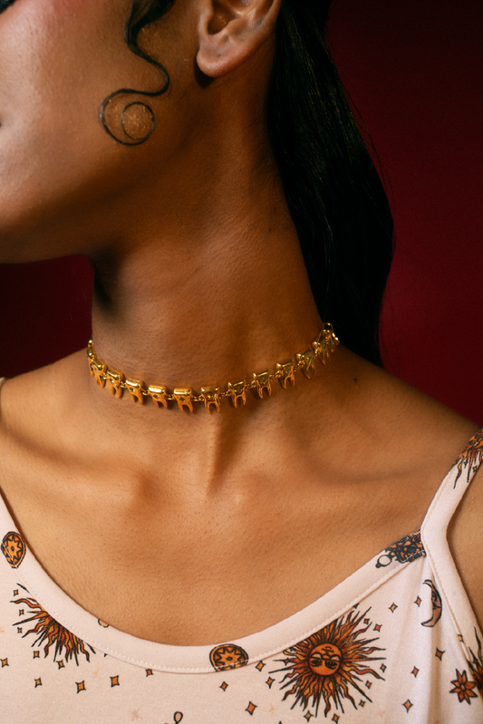 Bite Me Teeth Neckpiece