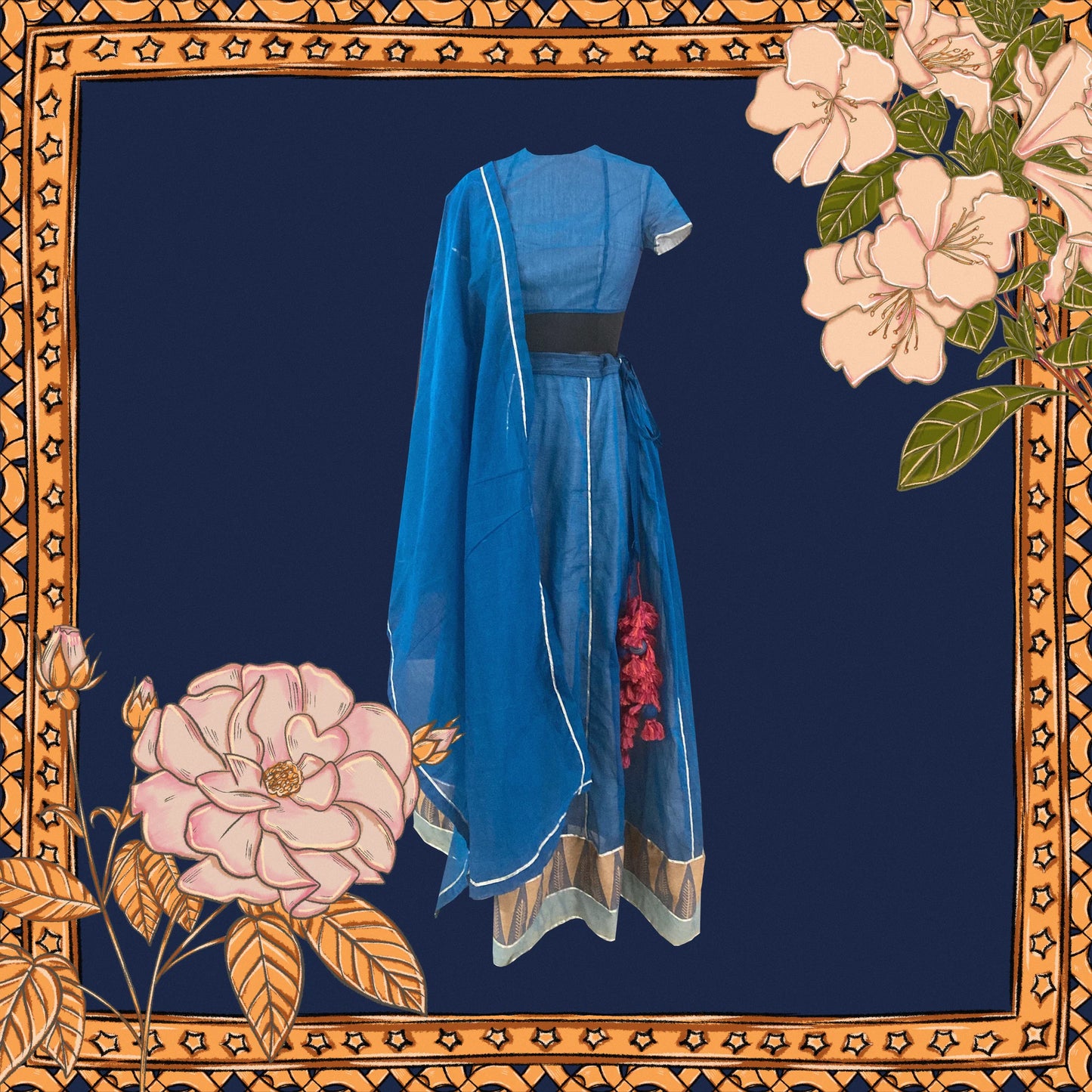 Cutest Blue Lehenga