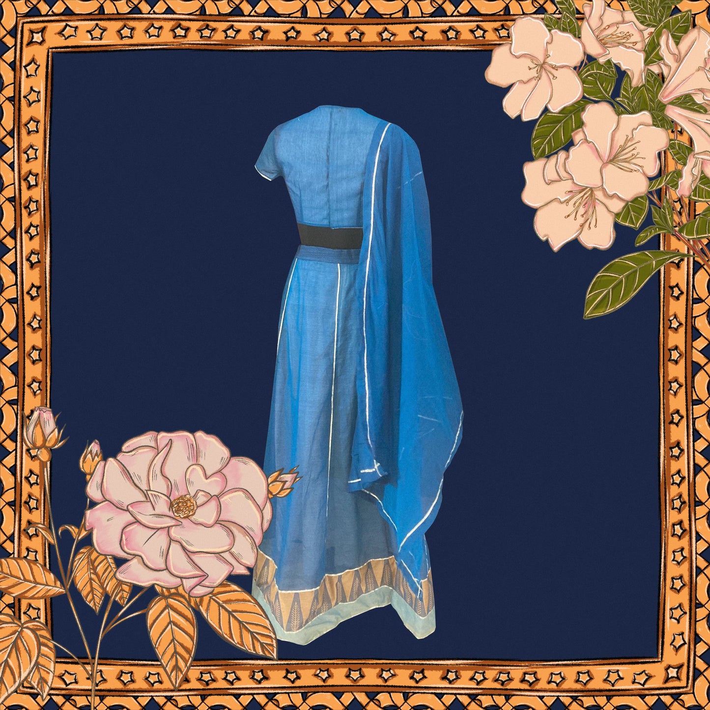Cutest Blue Lehenga