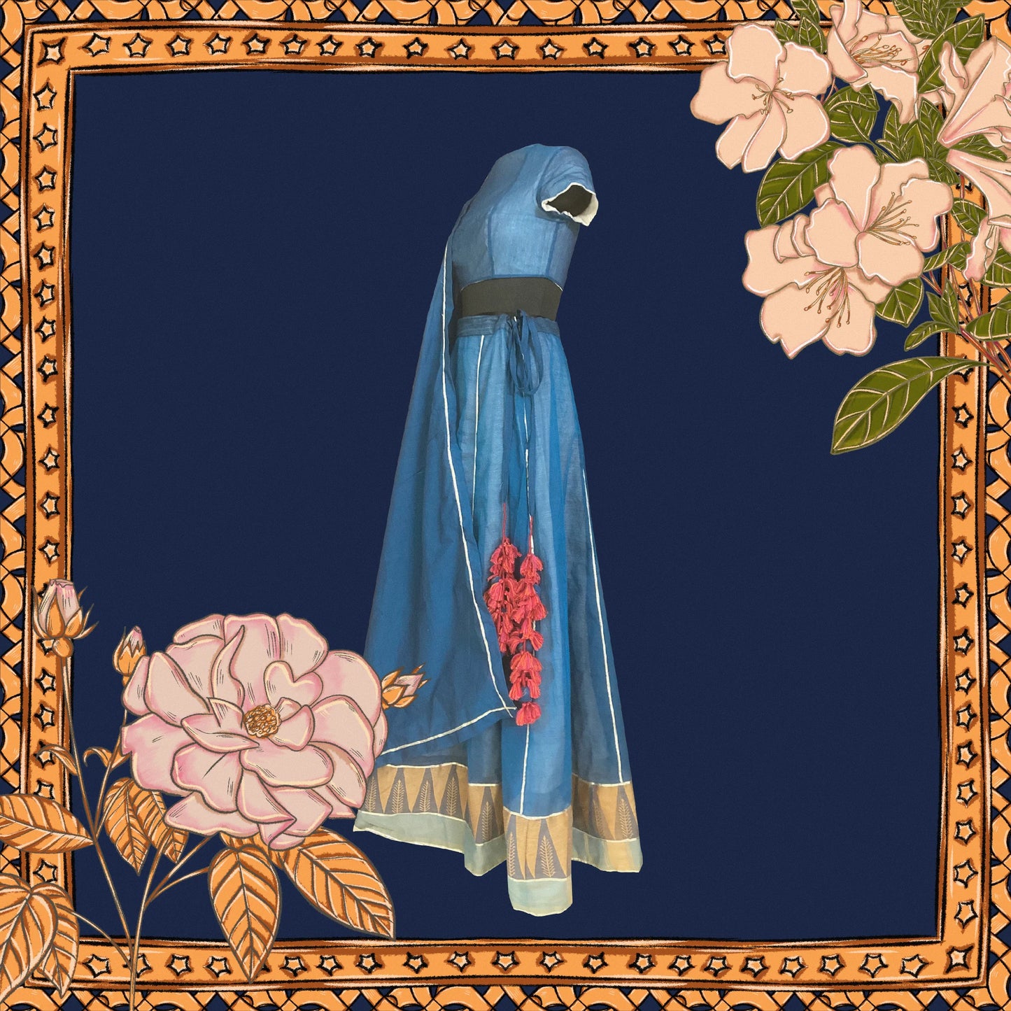 Cutest Blue Lehenga