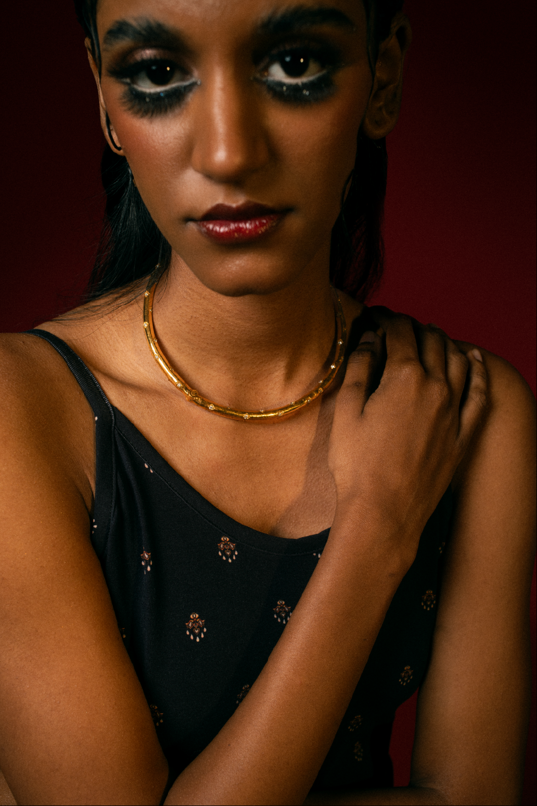 Collar bone Hasli Neckpiece