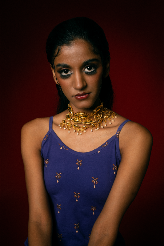 Kanmani Eye love you neckpiece