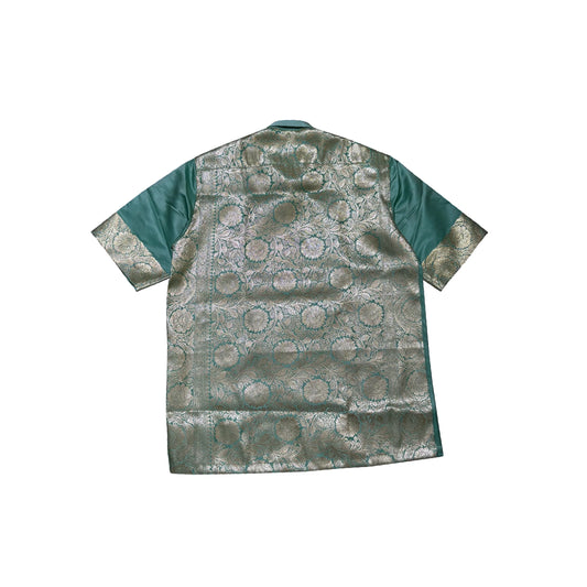 Blue Brocade Shirt