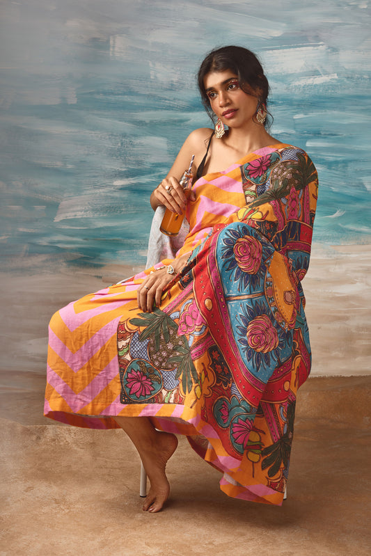 Buri Nazar Saree by Aishr