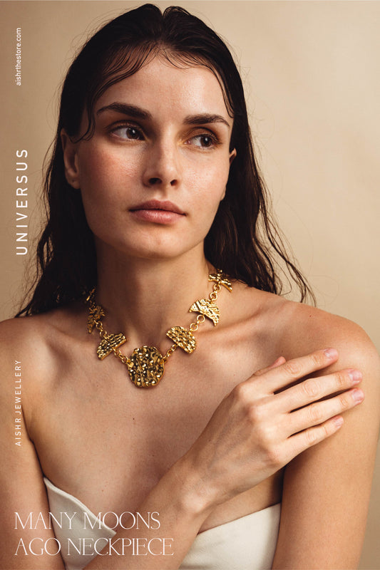 Many Moons Ago Neckpiece