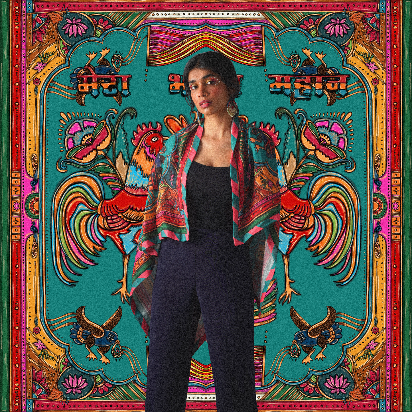 Mera Bharat Mahan 48in x 48in Scarf