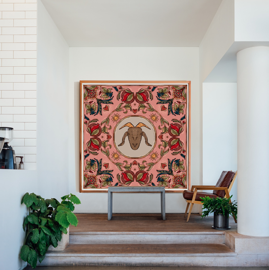 Year of the Goat 4ft x 4ft