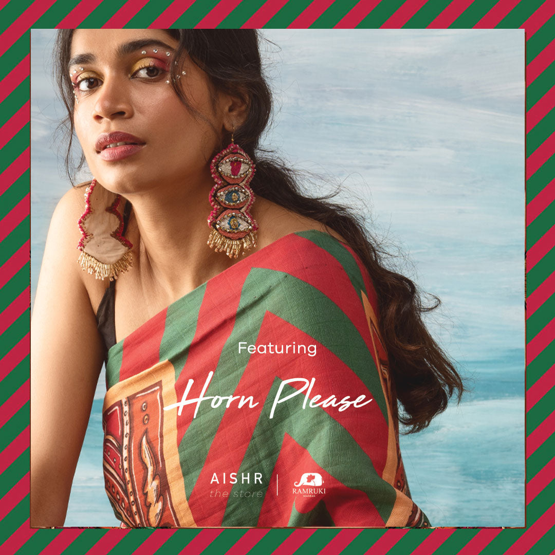 Horn Please Saree