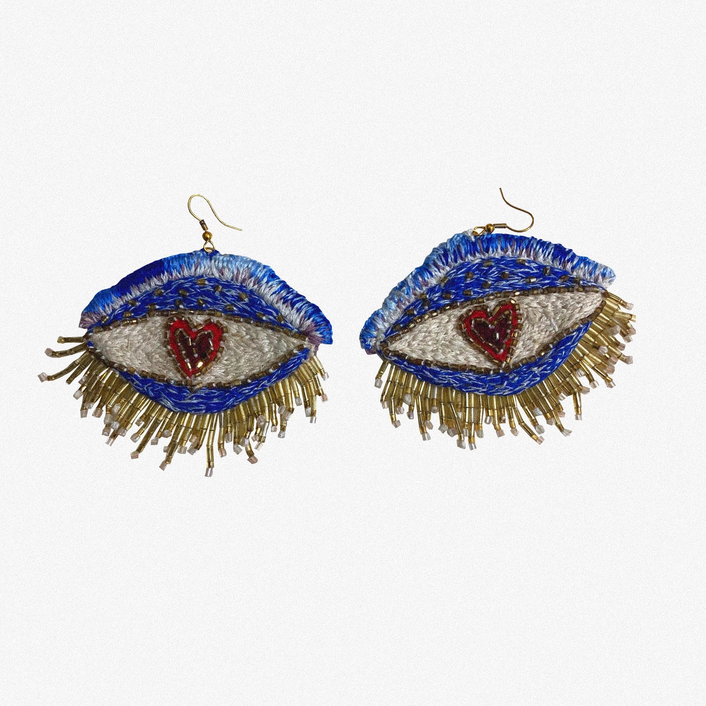Big Blue Eye Earrings