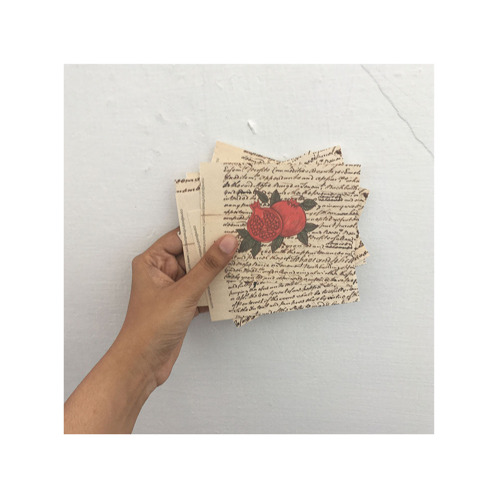 Vintage Letter Inserts - Pack of six