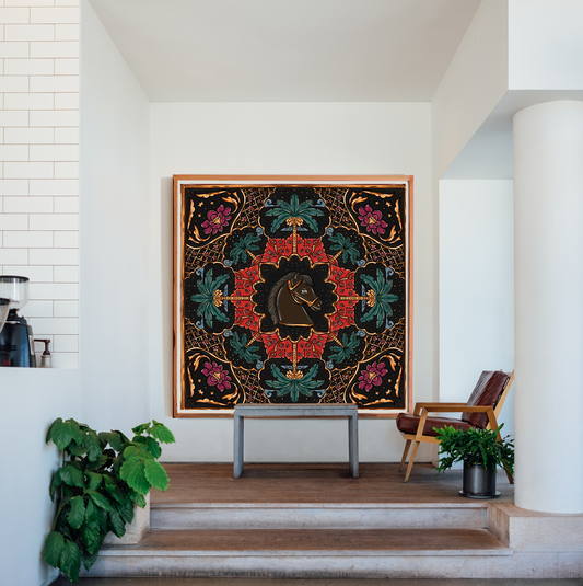 Year of the Horse 4ft x 4ft